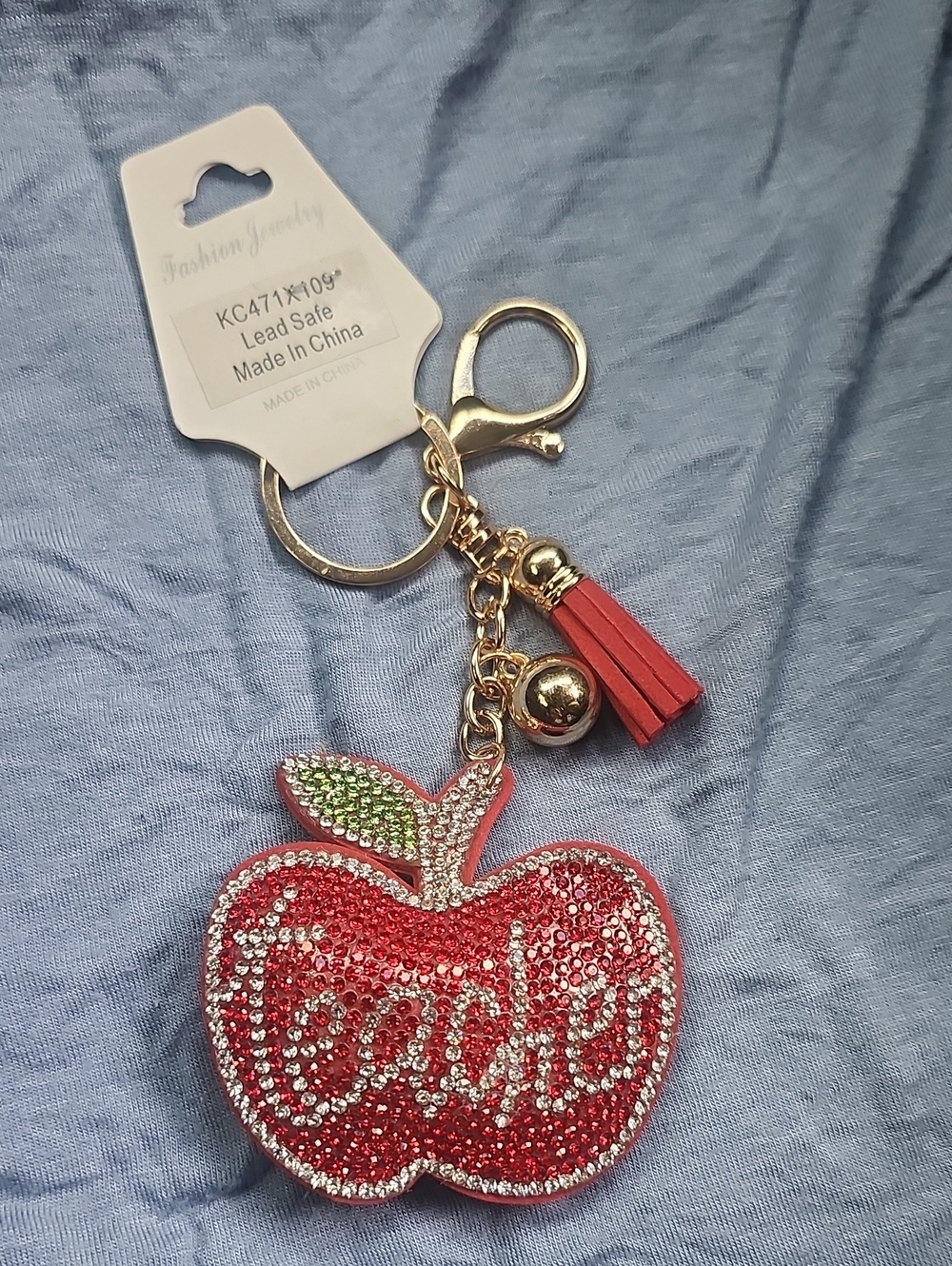 Bag charm for teacher $5